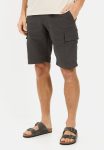 Regular fit cargo shorts with minimal print