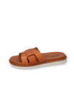 Sandals made from nappa leather