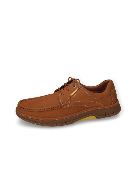 Boat shoes made of nubuck leather