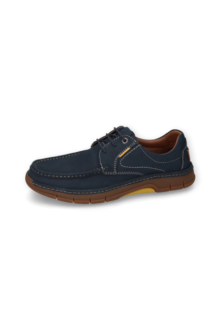 Boat shoes made of nubuck leather