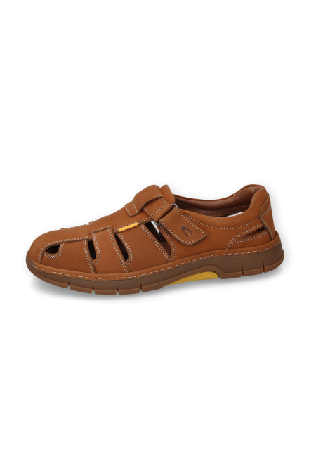 Sandals made of nubuck leather