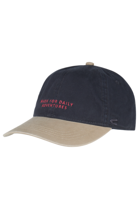 6-panel cap made from cotton twill
