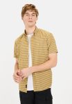 Checked short-sleeve shirt made of cotton