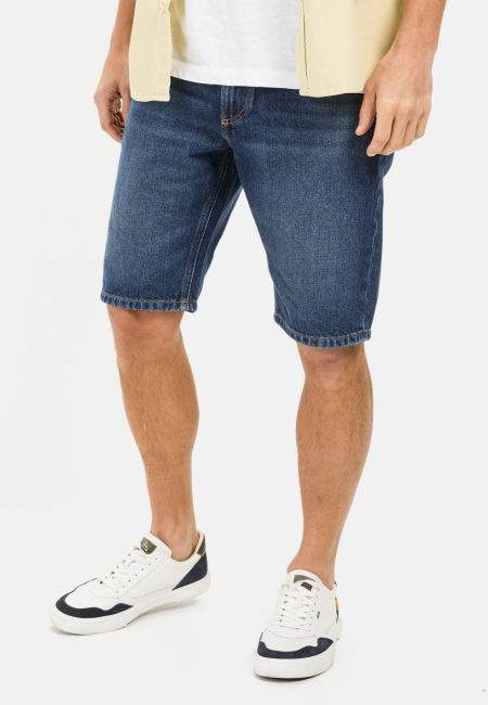 5-pocket denim shorts made of cotton