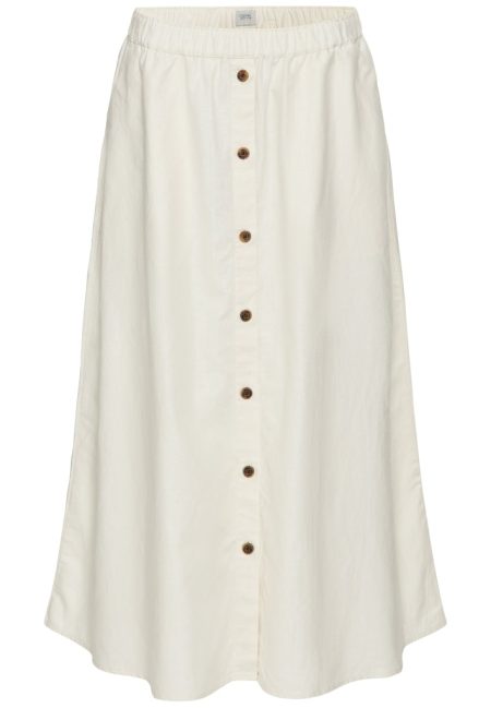 A-line skirt with elastic waistband