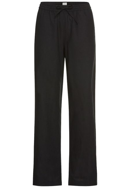Relaxed fit trousers made from a linen blend