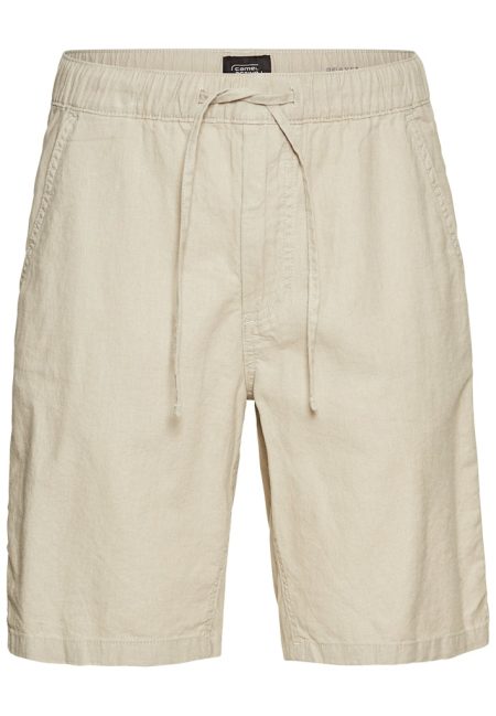 Chino shorts with elastic waistband