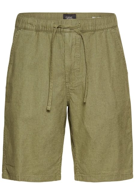 Chino shorts with elastic waistband