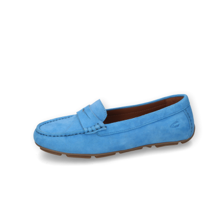 Moccasins made of suede
