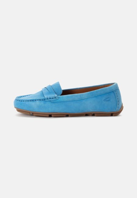 Moccasins made of suede